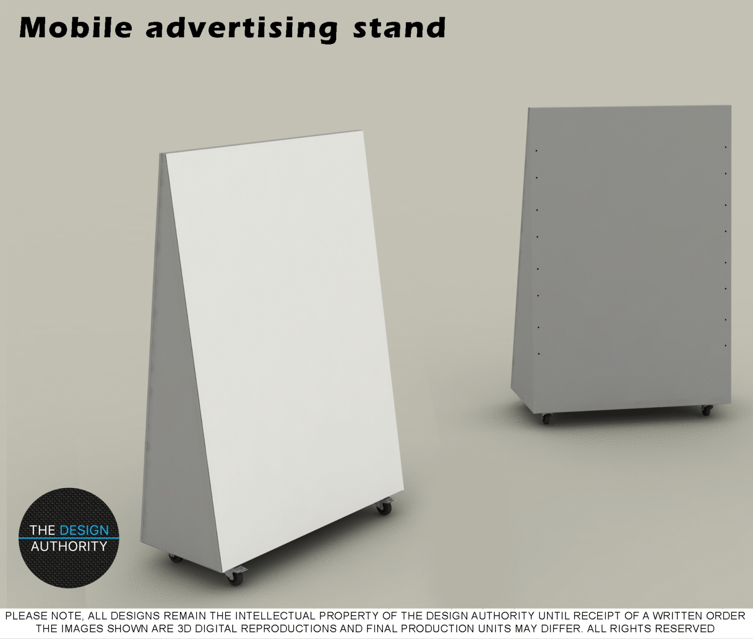 Mobile Advertising Stand – The Design Authority